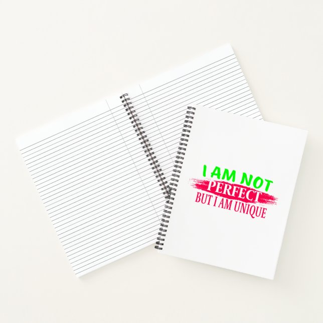 I am not perfect But I am a unique Notebook (Inside)