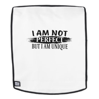 I am not perfect, but I am unique Backpack