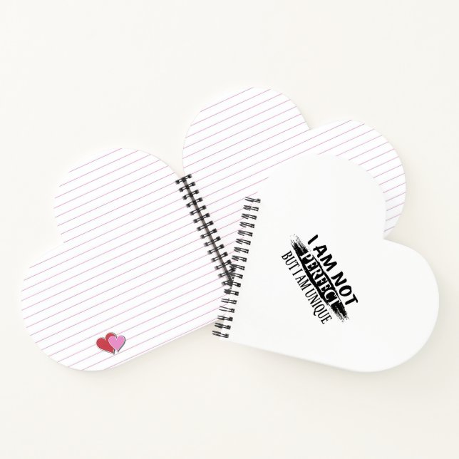 I am not perfect, but I am unique Notebook (Inside)