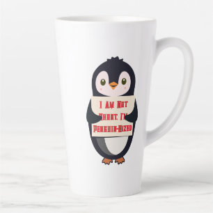 I Am Not Short, I Am Penguin-Sized Latte Mug
