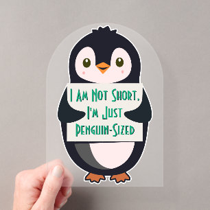 I Am Not Short, I'm Just Penguin-Sized Acrylic Invitations