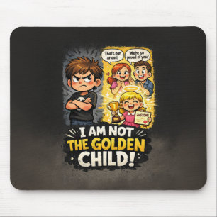 I Am Not The Golden Child Mouse Mat