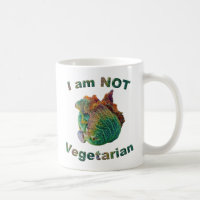 I Am Not Vegetarian Coffee Mug