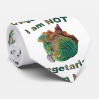 I Am Not Vegetarian Neck Tie