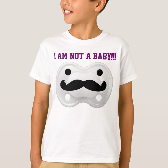 I AM NOT WITH BABY!!! T-Shirt (Front)