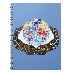 I Am Now Inspirational Word Art   Notebook