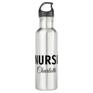 I am nurse medical expert add your name text simpl 710 ml water bottle
