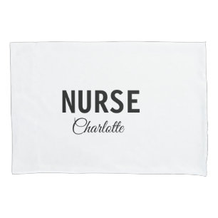 I am nurse medical expert add your name text simpl pillowcase