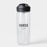 I am nurse medical expert add your name text simpl water bottle<br><div class="desc">Profession simple templates for your profession</div>