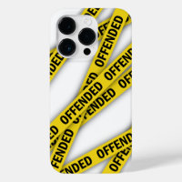 I am offended police tape do not cross