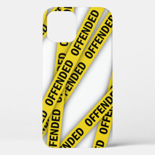 I am offended police tape do not cross iPhone 12 case