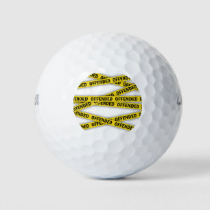 I am offended police tape do not cross golf balls