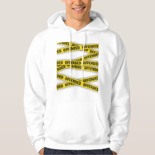 I am offended police tape do not cross hoodie
