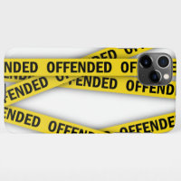 I am offended police tape do not cross