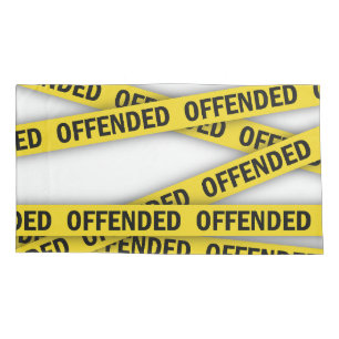 I am offended police tape do not cross pillowcase