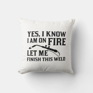 I Am On Fire Cushion