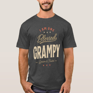 I Am One Blessed Grampy - Dad and Grandpa T-Shirt