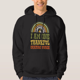 I Am One Thankful Cardiac Nurse Bohemian Thanksgiv Hoodie