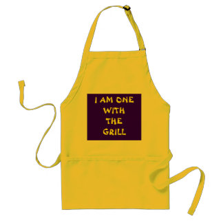 I AM ONE WITH THE GRILL STANDARD APRON