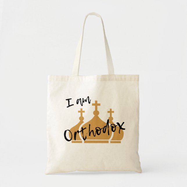 I Am Orthodox Tote Bag (Front)