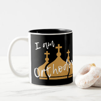 I Am Orthodox Two-Tone Coffee Mug
