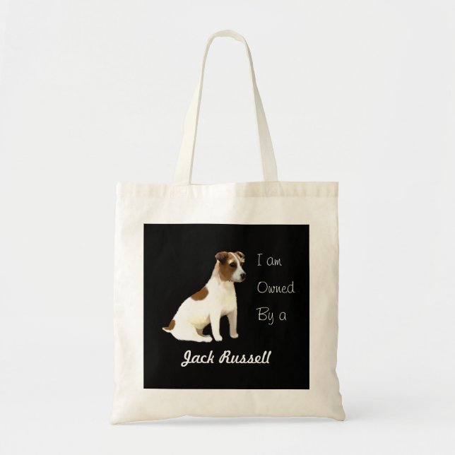 I am Owned by a Jack Russell Tote Bag (Front)