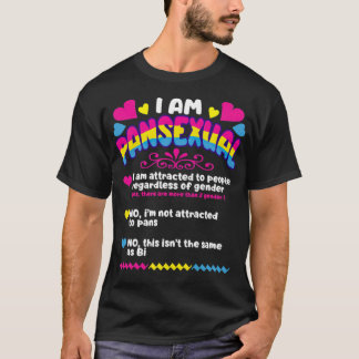 I AM PANSEXUAL Pride Humour Joke LGBT  T-Shirt