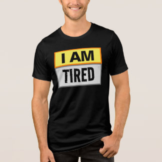 I Am Personalised Funny Message Tri-Blend Shirt