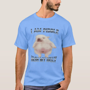I Am Pibble Wash My Belly Funny Dog Clean My Belly T-Shirt