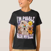 I Am Pibble Wash My Belly Pibble Meme Funny Dog
