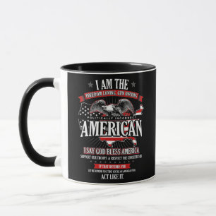 I Am Politically Incorrect God Bless  Mug