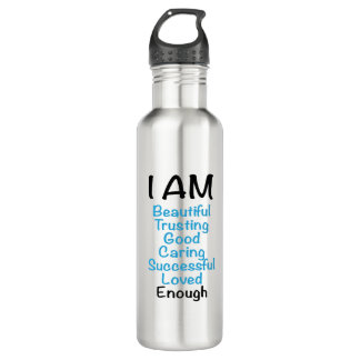 I AM... Positive Affirmations 710 Ml Water Bottle