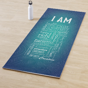 I AM POSITIVE AFFIRMATIONS YOGA MAT - 03