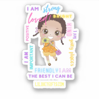 I AM - Positive Black Brown Girl Affirmations