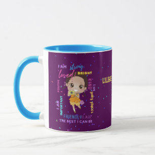 I AM - Positive Black Brown Girl Affirmations Mug