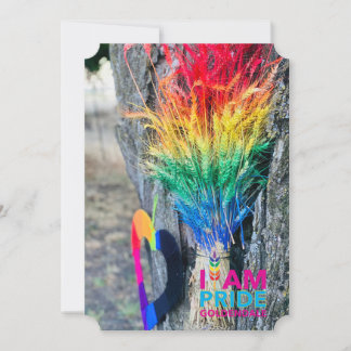 I AM PRIDE 5x7 Blank Greeting Card