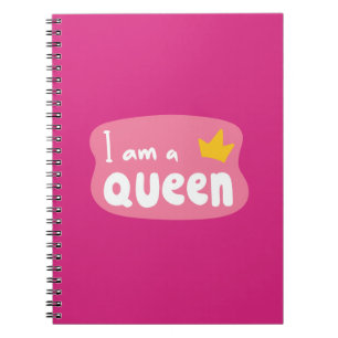I Am Queen – Elegant Corporate Notebook