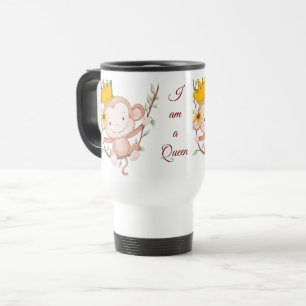 I Am Queen – Elegant Travel Mug