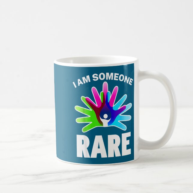 I Am Rare Disease Awareness Shirt - Rare Disease D Coffee Mug (Right)