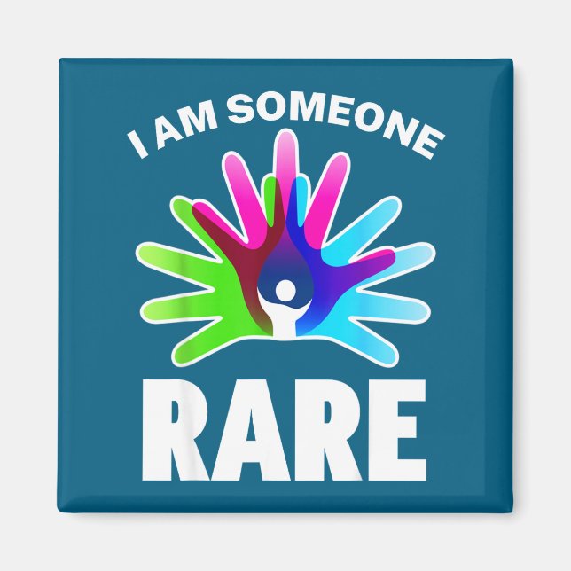 I Am Rare Disease Awareness Shirt - Rare Disease D Magnet (Front)
