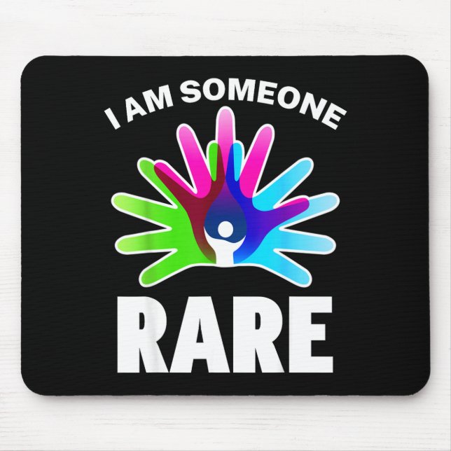 I Am Rare Disease Awareness Shirt - Rare Disease D Mouse Mat (Front)