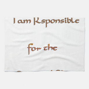 I am responsible for the energy I share.png Tea Towel