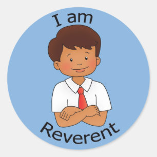 I am Reverent Classic Round Sticker