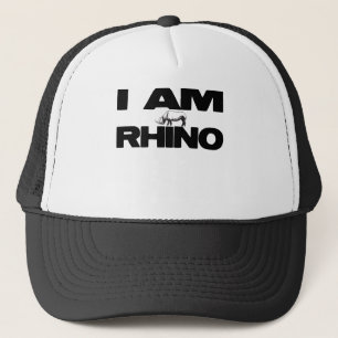 I AM RHINO TRUCKER HAT