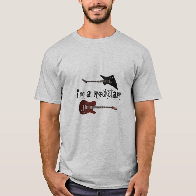 I AM ROCKSTAR T-Shirt (Front)
