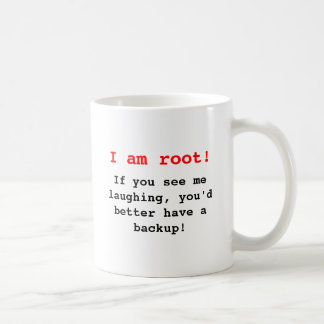 I am root! coffee mug
