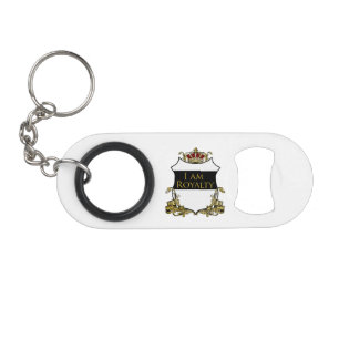 I Am Royalty Crown Crest Black Gold Regal