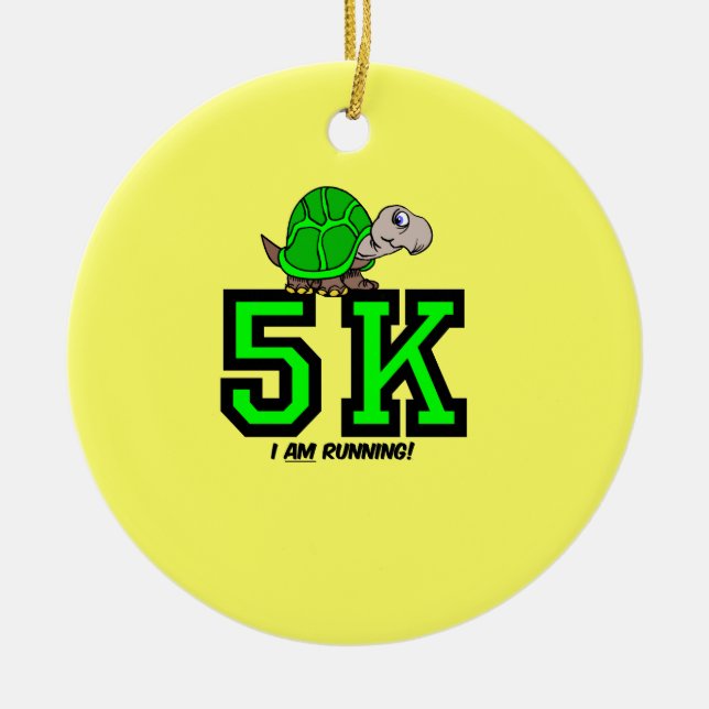I am running 5K Ceramic Tree Decoration (Front)