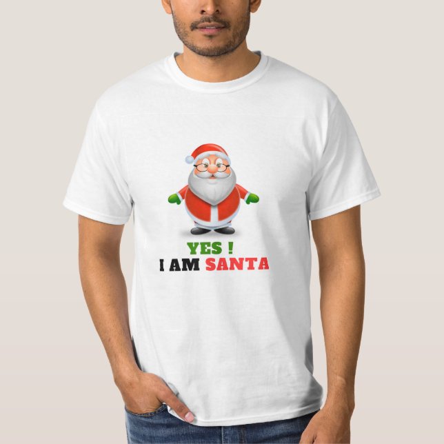 I am Santa Mens' T-Shirt (Front)