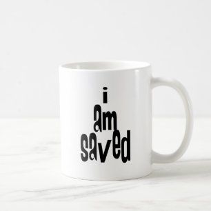 I am Saved Christian Coffee Mug